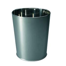 RESTPOSTEN | Papierkorb President 11 ltr Edelstahl matt Ø 250 mm  H 305 mm Produktbild