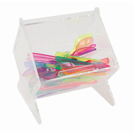 Eislöffelbox mit Deckel Plexiglas 150 mm x 150 mm x 170 mm Produktbild