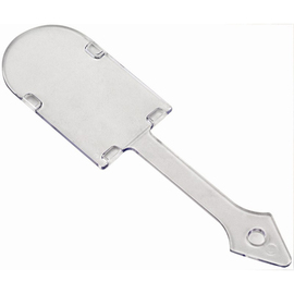 Einsteck-Etiketthalter Acryl 230 mm x 60 mm Produktbild