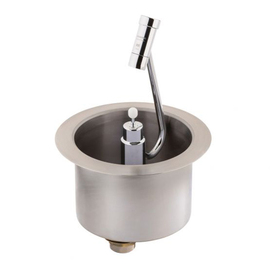 Portioniererdusche Einbaumodell Silver WATERSTOP XL Comfort Ø 200 mm H 115 mm Produktbild