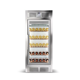 Weinkühlschrank  | Glastür | Umluftkühlung | 3 Roste | Schublade(n) Produktbild