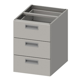 Einbau-Schubladenblock ECO AT 93 mit 3 Schubladen | 386 mm x 490 mm H 540 mm | Selbstmontage Produktbild