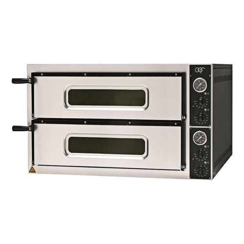 Pizzaofen mit zwei Kammern, 9,6 kW, 950x840x540 mm (BxTxH) Produktbild 0 L