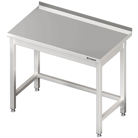 Arbeitstisch ohne Grundboden, 900x700x850 mm, mit Verstrebung, mit Aufkantung, verschwei&szlig;t Produktbild