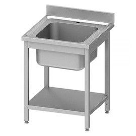 Spültisch ECO ST 61 mit 1 Becken L 600 mm B 600 mm | Selbstmontage Produktbild