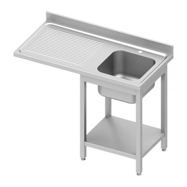 Spültisch ECO ST 64 Abtropffläche links | 1 Becken | 1200 mm x 700 mm H 900 mm | Selbstmontage Produktbild