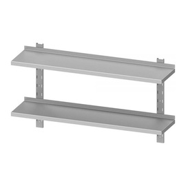 Doppel-Wandbord ECO WB 62 | 1000 x 300 mm mit Konsolen | Wandschienen | höhenverstellbar | Selbstmontage Produktbild