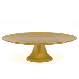 Tortenständer GLITTER Glas goldfarben Ø 330 mm Produktbild