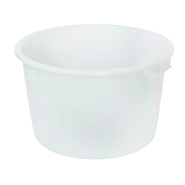 Bottich PE weiß 60 ltr Ø 540 mm H 330 mm Produktbild