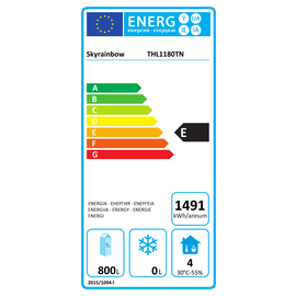 Kühlschrank THL1180TN Edelstahl | Umluftkühlung Produktbild 2 S