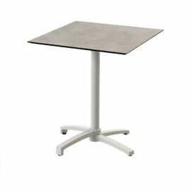 Terrassentisch klappbar sandfarben | Moonstone | quadratisch 700 mm x 700 mm Produktbild