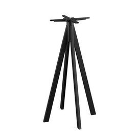 Tischgestell hoch schwarz Ø 600 mm H 1080 mm Produktbild