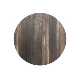 Tischplatte HPL Tropical Wood | rund Ø 700 mm Produktbild