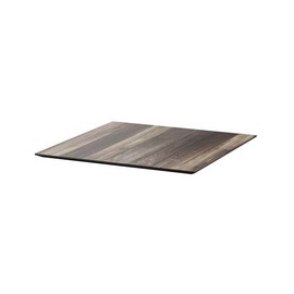 Tischplatte HPL Tropical Wood | quadratisch 700 mm x 700 mm Produktbild 1 S