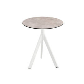 Terrassentisch TRIPOD klappbar weiß | Moonstone Ø 700 mm H 740 mm Produktbild
