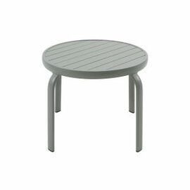 Beistelltisch PHIL Aluminium graugrün rund Ø 500 mm | stapelbar Produktbild