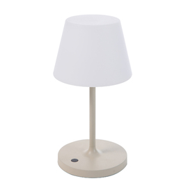 LED-Outdoor-Tischleuchte ALPHA beige Ø 150 mm H 280 mm Produktbild