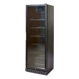 Flaschenkühlschrank S3BC-I Black mit Beleuchtung | Glastür | Umluftkühlung 386 ltr Produktbild