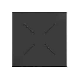 Tischplatte HPL schwarz | quadratisch 700 mm x 700 mm Produktbild 3 S