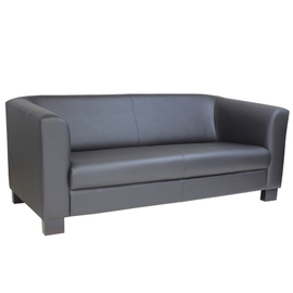 Lounge-Sofa | 3-Sitzer • schwarz | Sitzhöhe 430 mm Produktbild