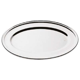 Platte CLASSICA versilbert oval  L 490 mm  x 325 mm Produktbild