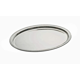 Platte CLASSICA versilbert oval  L 390 mm  x 290 mm Produktbild