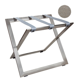 Kofferbock Edelstahl | Nylonbänder grau | 575 mm x 390 mm H 465 mm Produktbild
