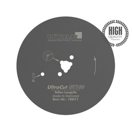 Kreismesser UltraCut antihaftbeschichtet | glatter Schliff Edelstahl Ø 100 mm Produktbild