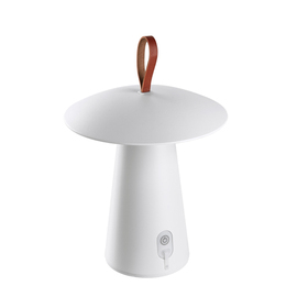 LED-Akku-Tischleuchte MUSHROOM weiß Ø 197 mm H 295 mm Produktbild