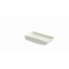 Serviertablett MINIPARTY rechteckig Porzellan weiß 66 mm x 130 mm Produktbild