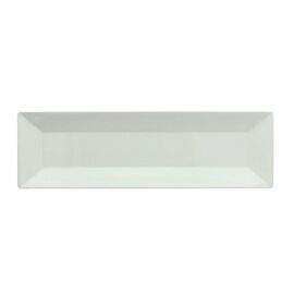 Servierplatte PLAIN rechteckig Porzellan weiß 100 mm x 337 mm Produktbild