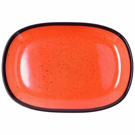 Servierplatte COLOURFUL oval orange 220 mm x 320 mm Produktbild