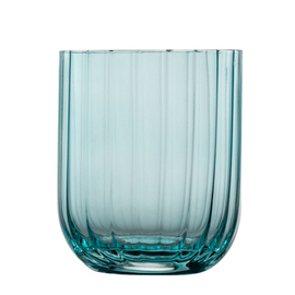 Vase TWOSOME Glas petroleumfarben H 124 mm Ø 102 mm Produktbild