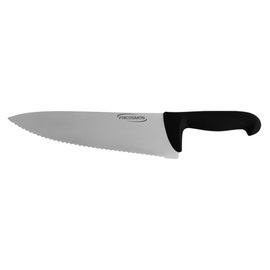 Fischmesser gezahnt | Klingenlänge 28 cm Grifffarbe schwarz Produktbild