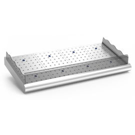 Fischtheke aus Edelstahl 1950 x 950 x H 270 mm Produktbild