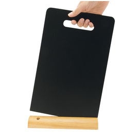 Tischkreidetafel CARRY inkl. Holzfuß | Kreidestift H 335 mm Produktbild 1 S