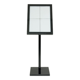 LED-Informations-Display Black Star für 4 Seiten A4 | Standmodell Produktbild