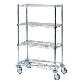 Regaltransportwagen | 4 Ebenen | 910 mm x 610 mm H 1750 mm Produktbild