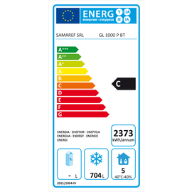 Eiskühlschrank GL 1000 P BT inkl. 5 Roste à 600 x 800 mm Produktbild 1 S