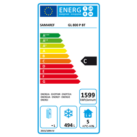 Eiskühlschrank GL 800 P BT inkl. 5 Roste à 530 x 700 mm Produktbild 1 S