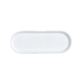 Sevierplatte CLASSIC WHITE Bone China 253 mm x 93 mm Produktbild