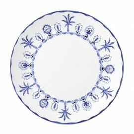 Teller SULTAN`S GARDEN BLUE Randmuster Bone China Ø 275 mm weiß | blau Produktbild