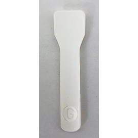 Bio-Eisspaten AMY aus Papier weiß L 95 mm Produktbild