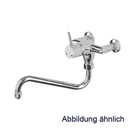 Hebelmischer GASTRO Zweiloch Wandarmatur Ausladung 450 mm H 193 mm Produktbild