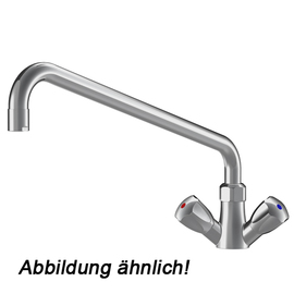 Zweigriffmischer Einloch Standarmatur Ausladung 450 mm | Auslaufhöhe 200 mm Produktbild