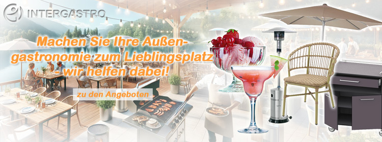 Alles für die Außengastronomie im Sommer