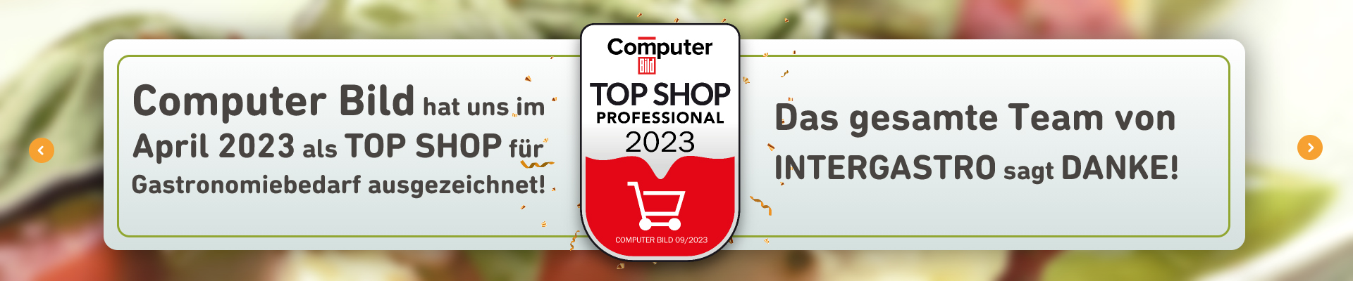 Computer Bild Auszeichnung: Top Shop im April 2023