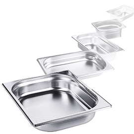 GN Behälter 2/3 Tiefe 55 mm Gastronormbehälter 4,9 Liter Gastronorm Edelstahl 