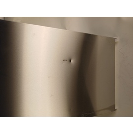 B-WARE | Geschlossene Auflage NORM 5 Edelstahl 1500 mm  x 500 mm | Fachlast 125 kg Produktbild 2 S